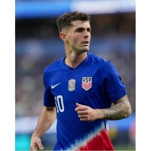 NWT Nike USMNT USA 2024 Away Tie Dye 2XL Soccer Jersey FJ4277-417 Pulisic # 10